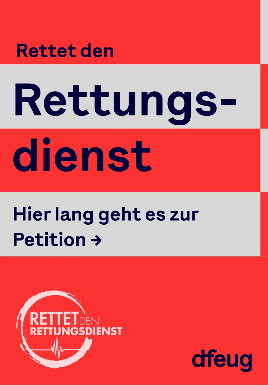 Rettet den Rettungsdienst – Hier geht es zur Petition